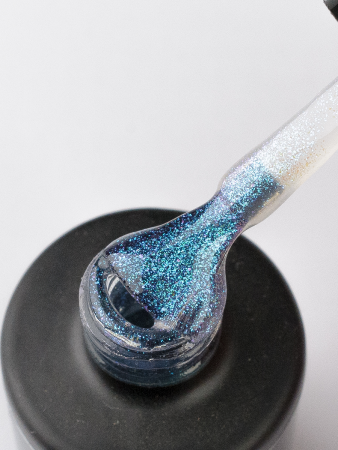 Топ для ногтей синими блестками Blue Sequins Sofiprofi Top Coat, 10 мл